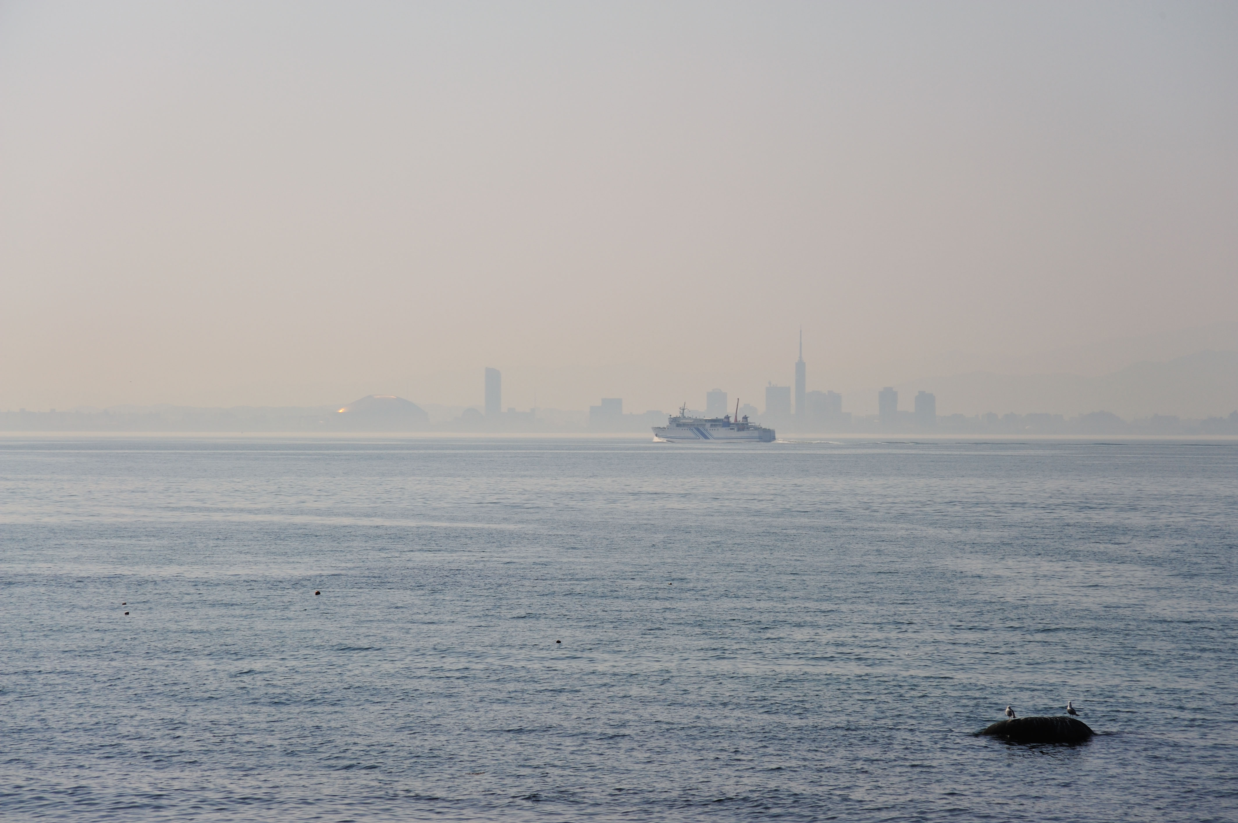 夜明けの博多湾(2009)の画像