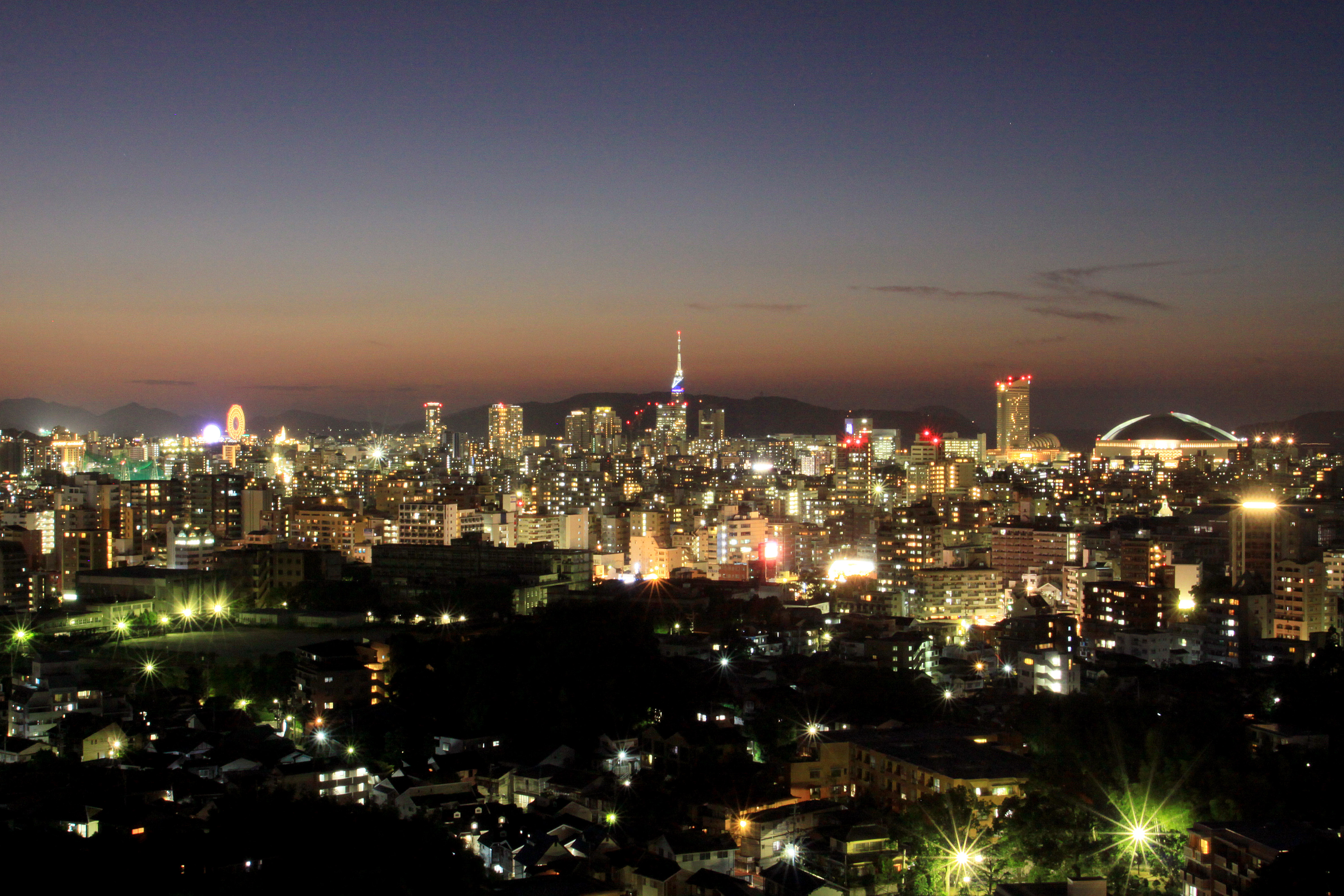 福岡市夜景(2009)の画像