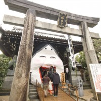 櫛田神社の節分祭(2008)の画像