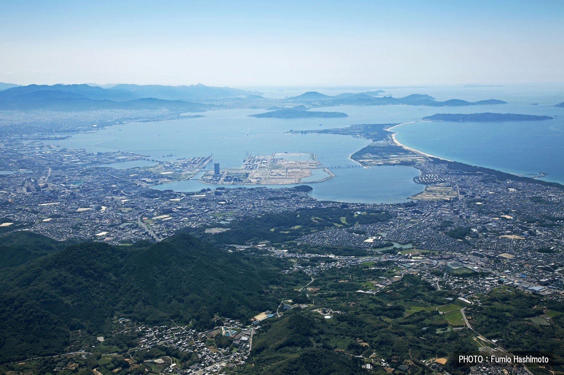 立花山上空から(2009)の画像