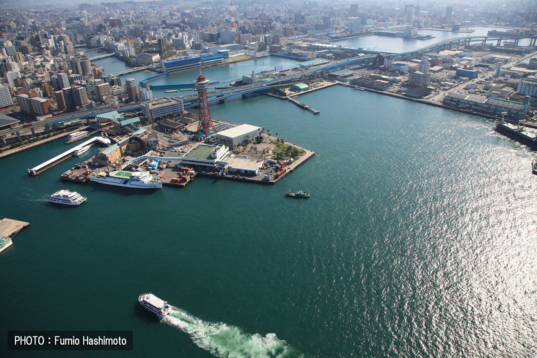 博多港・貨物だけでなく旅客船も多い(2009)の画像