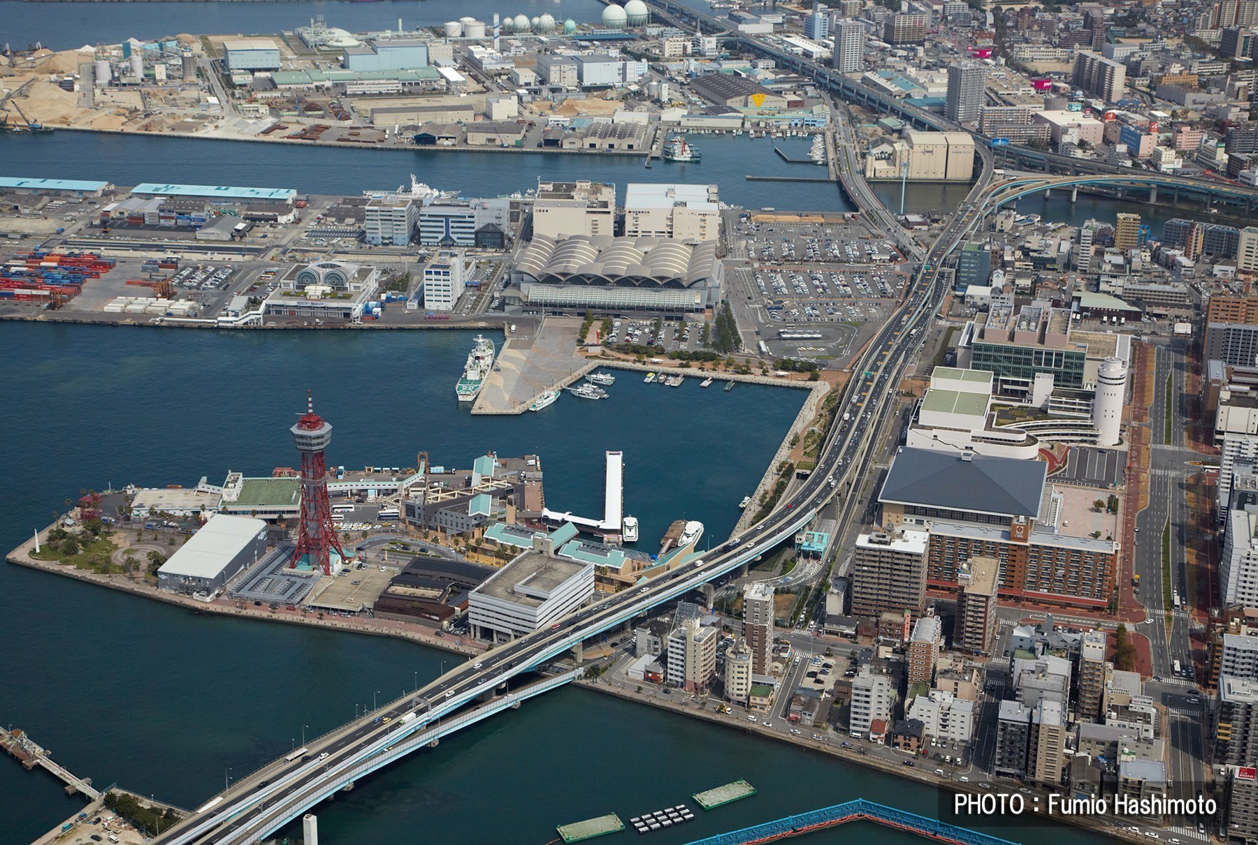 博多港上空(2009)の画像