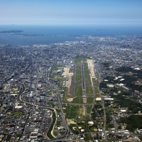 福岡空港上空(2009)の画像
