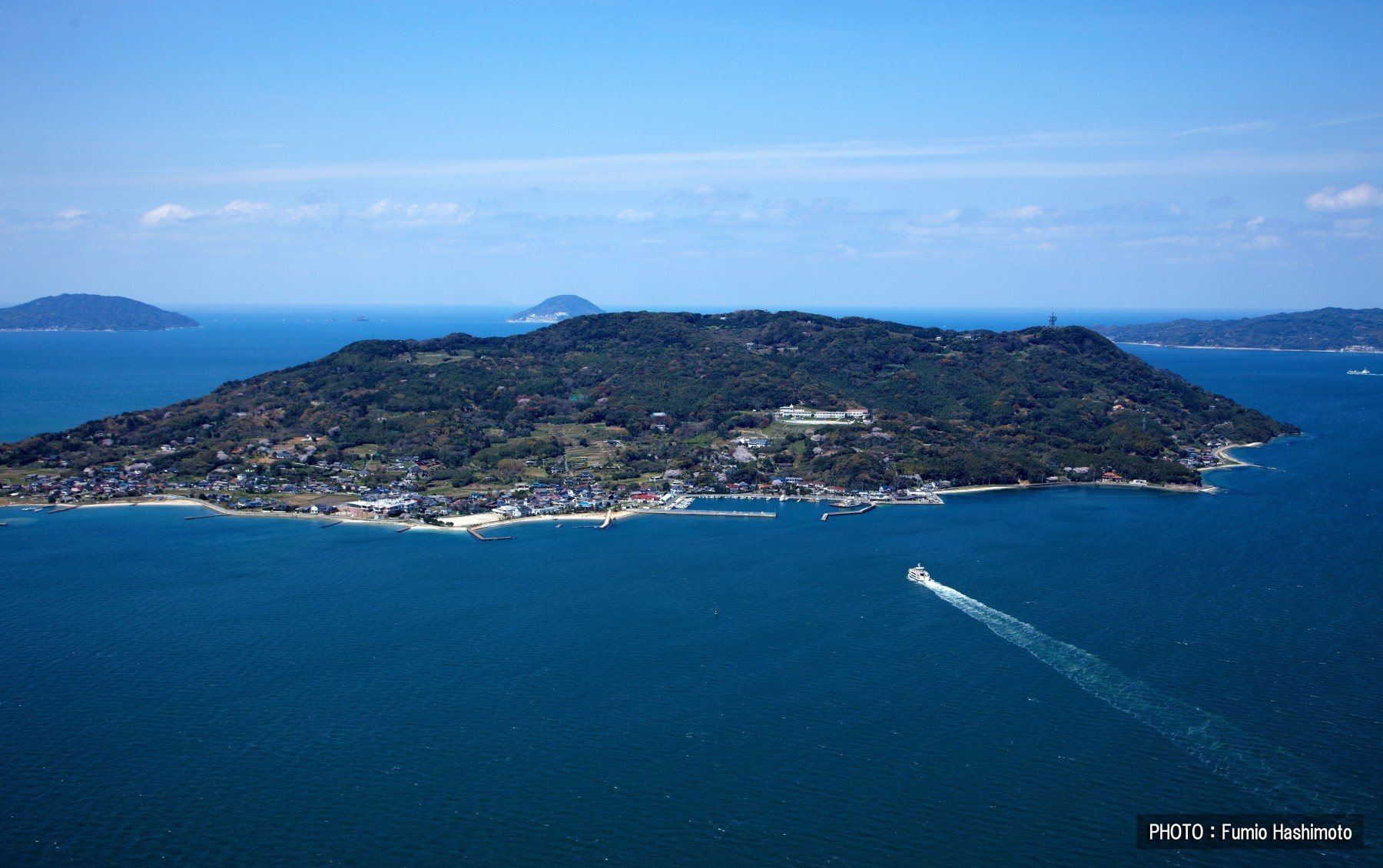 能古島上空(2009)の画像