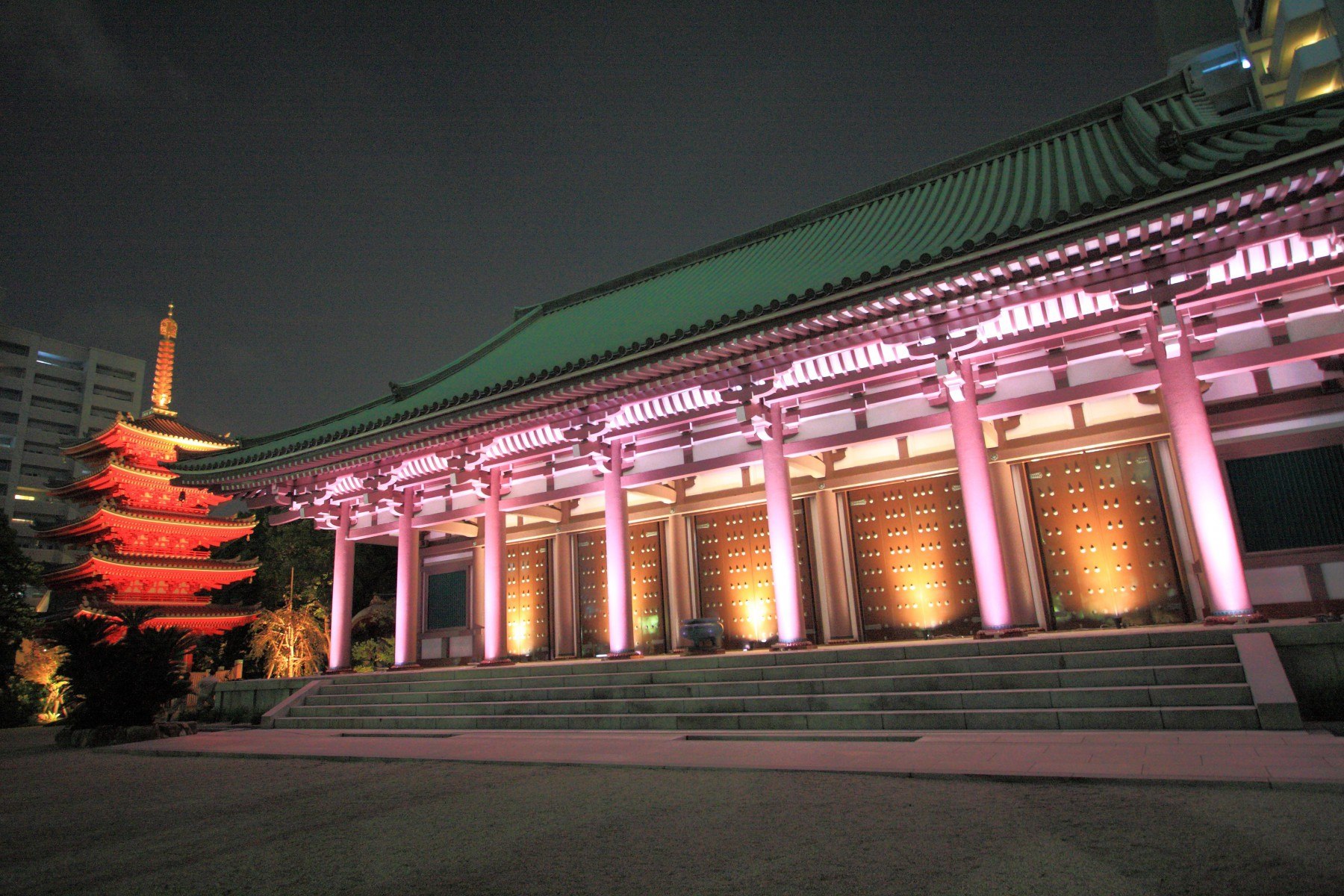 博多ライトアップウォーク・東長寺(2011）の画像
